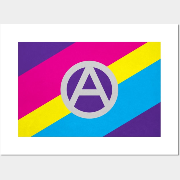 Panarchist (Pansexual Anarchist) Flag Wall Art by BeSmartFightDirty